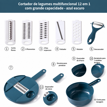 Cortador e Ralador Multiuso