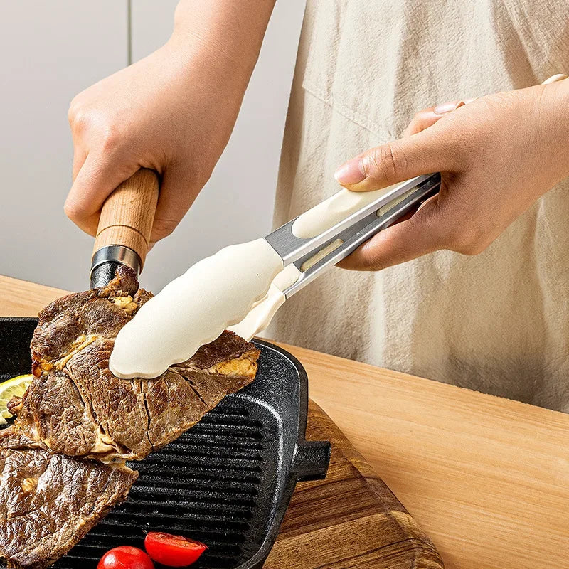 Pegador de Silicone e Aço Inoxidável