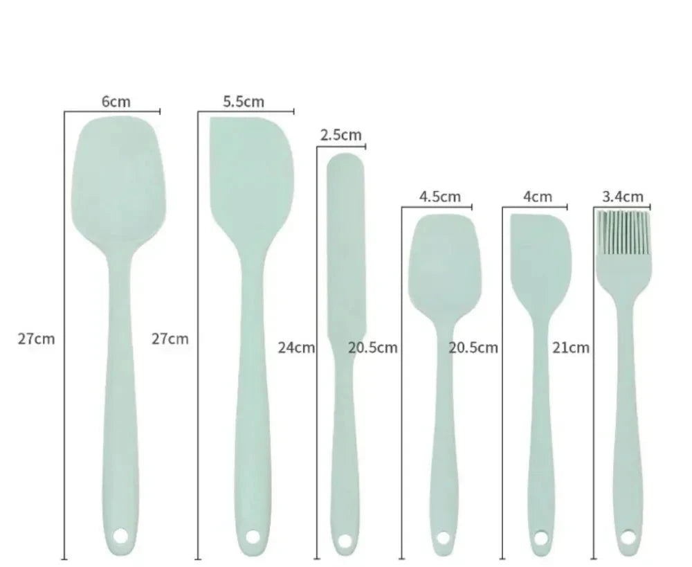 Espátula de Silicone Kit com 6 peças