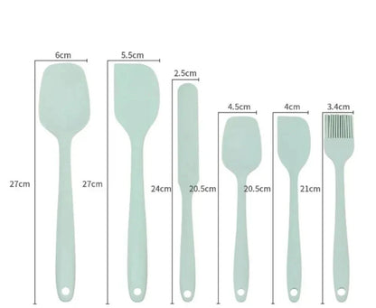 Espátula de Silicone Kit com 6 peças